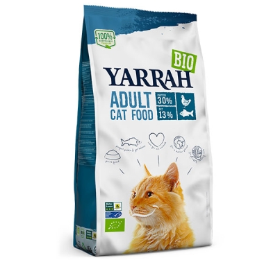 Trockenfutter von Yarrah für Katzen und Hunde kommt jetzt in leicht recyclebaren Verpackungen aus Mono-PE